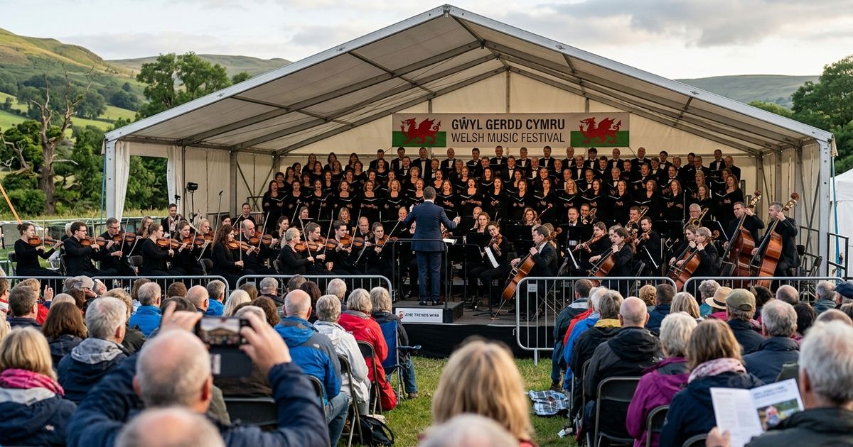 Sir Karl Jenkins named President of the Llangollen International Musical Eisteddfod for 2026.