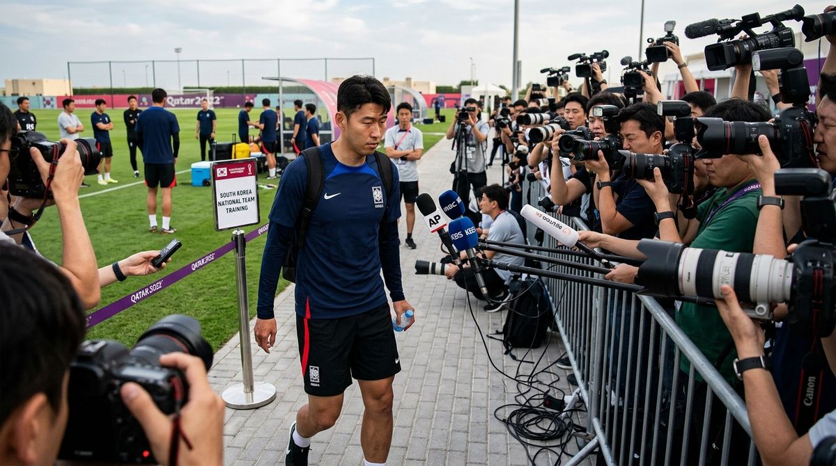 Son Heung-min and South Korea's national team boycott media duties at the 2026 World Cup after leaked footage showed journalists mocking his military service exemption.