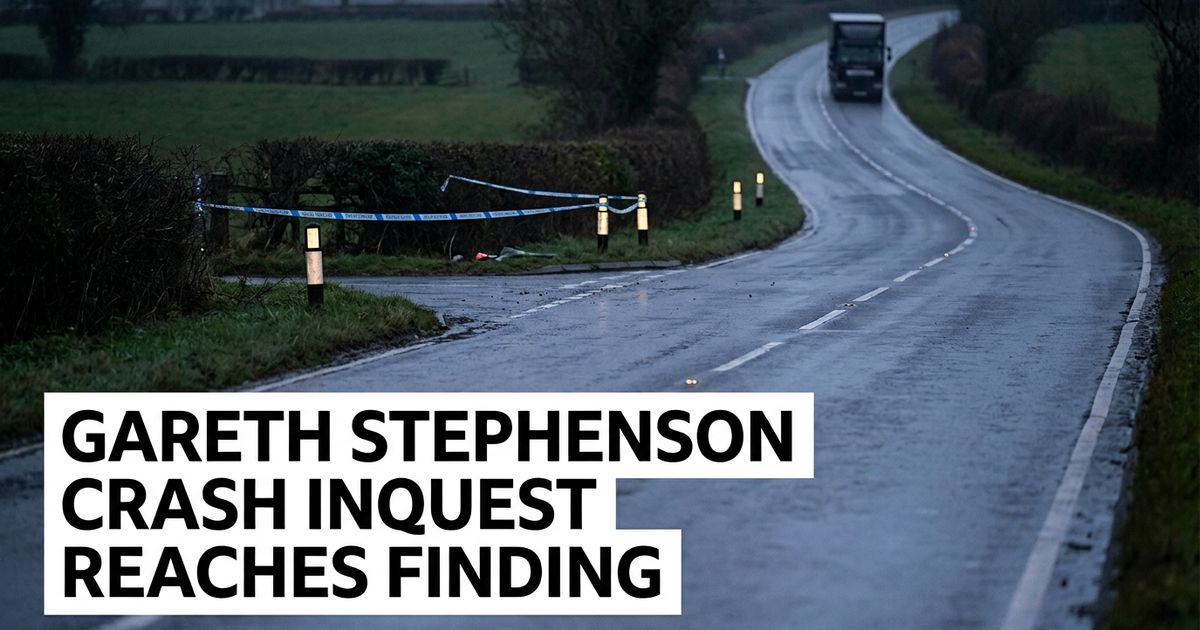 Gareth Stephenson inquest after fatal A470 crash between Llanidloes and Llandinam.