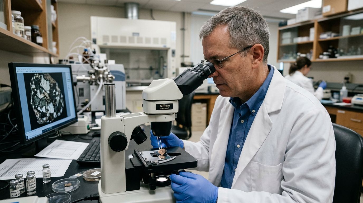 Scientists Find First-Ever Garnet in Mars Meteorite