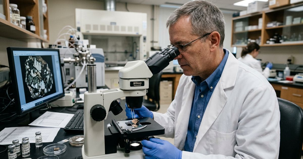 Scientists discover garnet for the first time inside a Martian meteorite, identifying a new rock type that could reveal clues about Mars's 4.5-billion-year geological history.