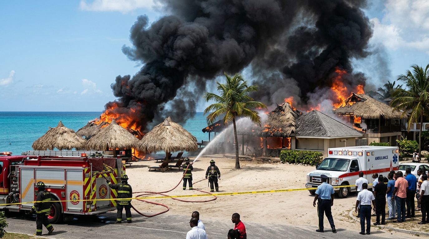 Resort Fire in Dominican Republic Kills One, Evacuates 1,700