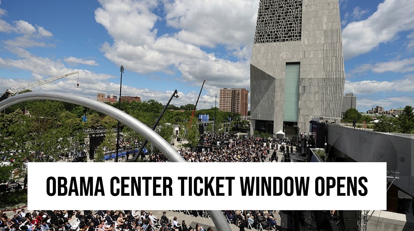 Obama Center Tickets Open New Visitor Window