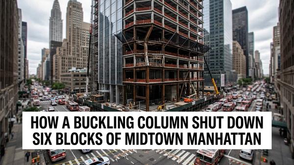 Former Pfizer Tower "Remains Unstable" as NYC Evacuates Midtown Blocks