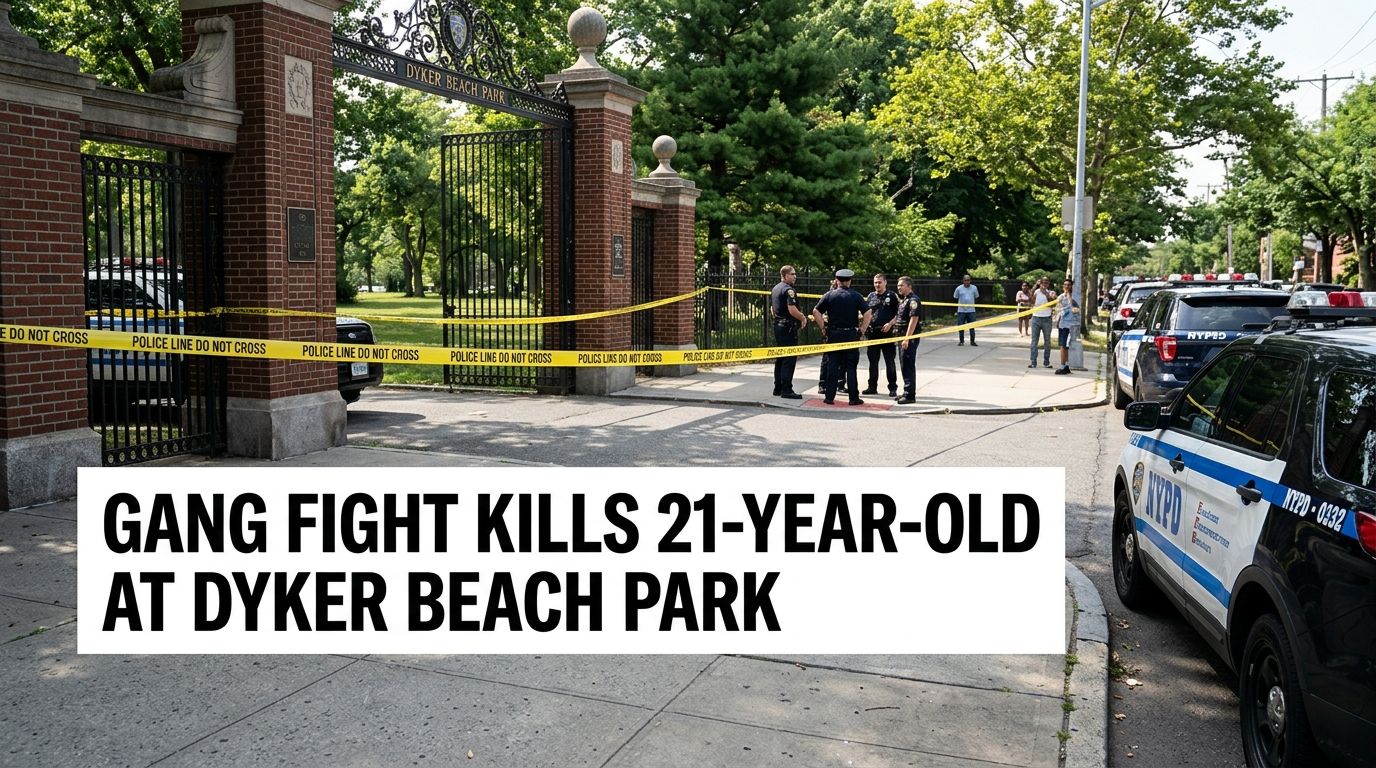 21-Year-Old Stabbed to Death in Brooklyn Gang Fight at Dyker Beach Park
