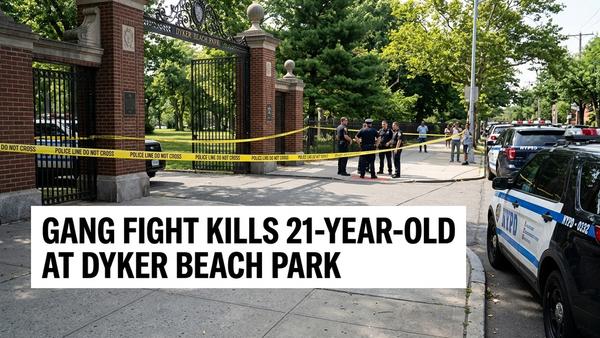 21-Year-Old Stabbed to Death in Brooklyn Gang Fight at Dyker Beach Park