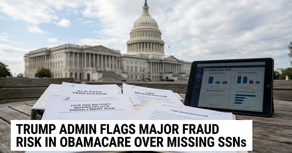 Over 1 Million Obamacare Enrollees Lack Social Security Numbers, RFK Jr. and Dr. Oz Say
