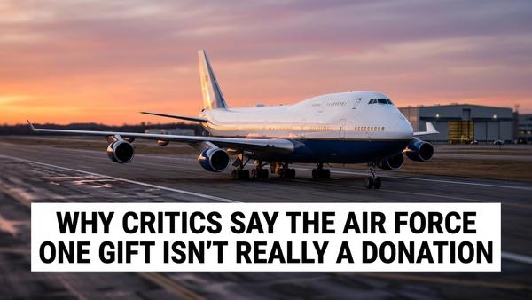 The Plan for Trump's $400M Jet to End Up in His Own Library