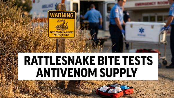 Rattlesnake Bite Case Shows Antivenom Supply Risk