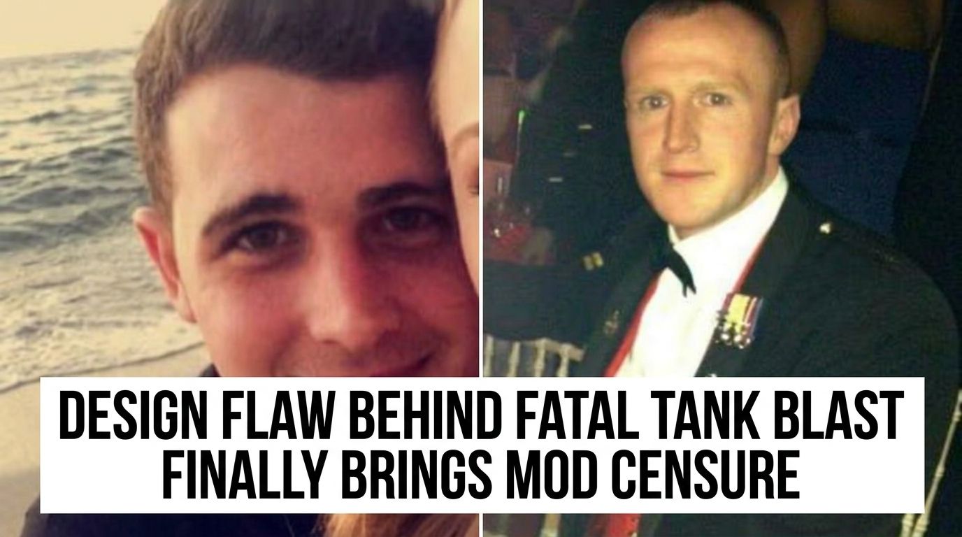 MoD Censured Nine Years After Tank Explosion Killed Two Soldiers