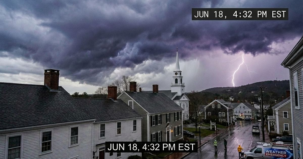 The National Weather Service issued a tornado watch for western Massachusetts and Vermont on June 18 2026 from 10 a.m. to 3 p.m. as a frontal system brings severe storm risk to Greater Boston.