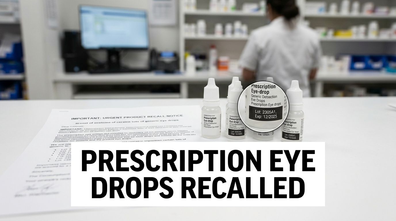 Eye Drops Recall Covers 2.5M Bottles Nationwide