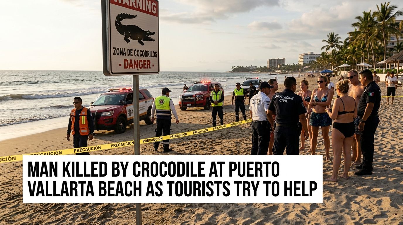 Man, 28, Killed by Crocodile in Puerto Vallarta as California Family Tries to Save Him