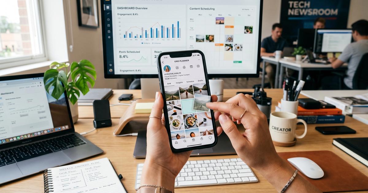 Instagram grid update lets users rearrange profile posts in 2026.