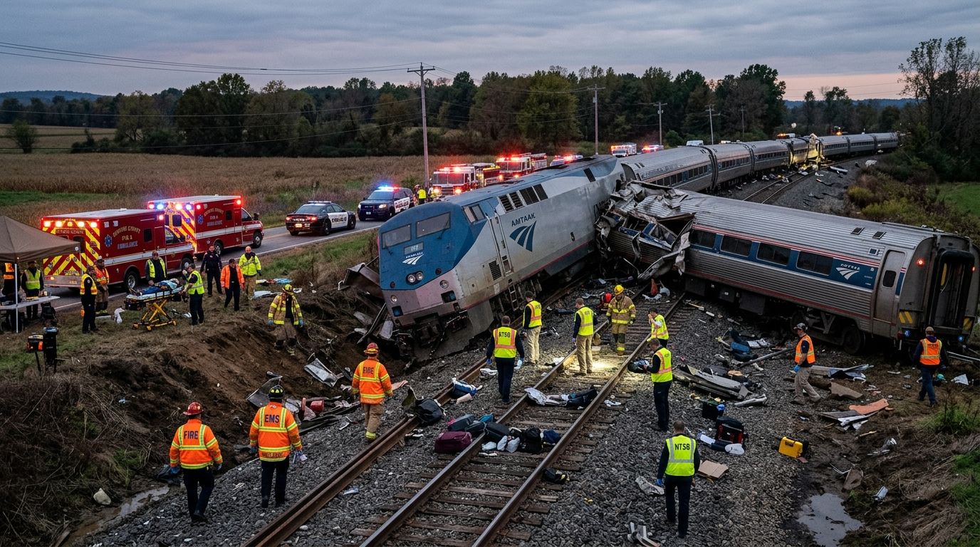 Bedford Train Crash Kills Driver Near Elstow