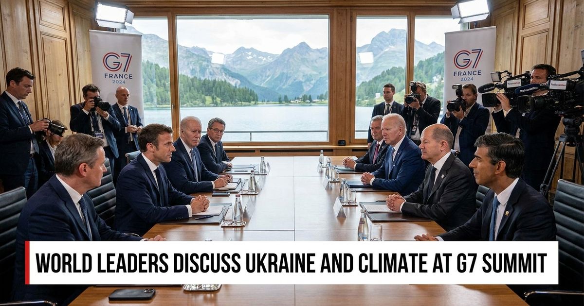 World leaders gather at the G7 summit in Évian-les-Bains, France as Trump's recent insults with allies set a tense diplomatic backdrop.
