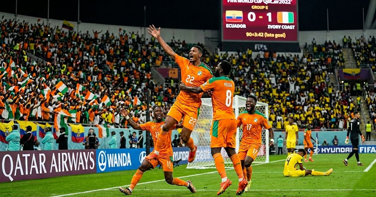 Ivory Coast vs Ecuador ended 1-0 after Amad Diallo’s late goal.