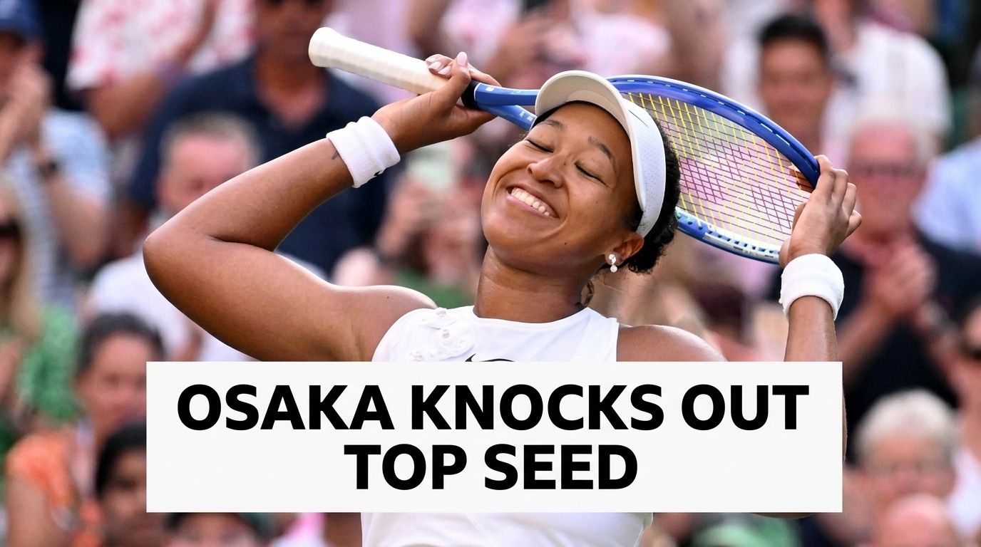 Naomi Osaka Stuns Sabalenka at Wimbledon