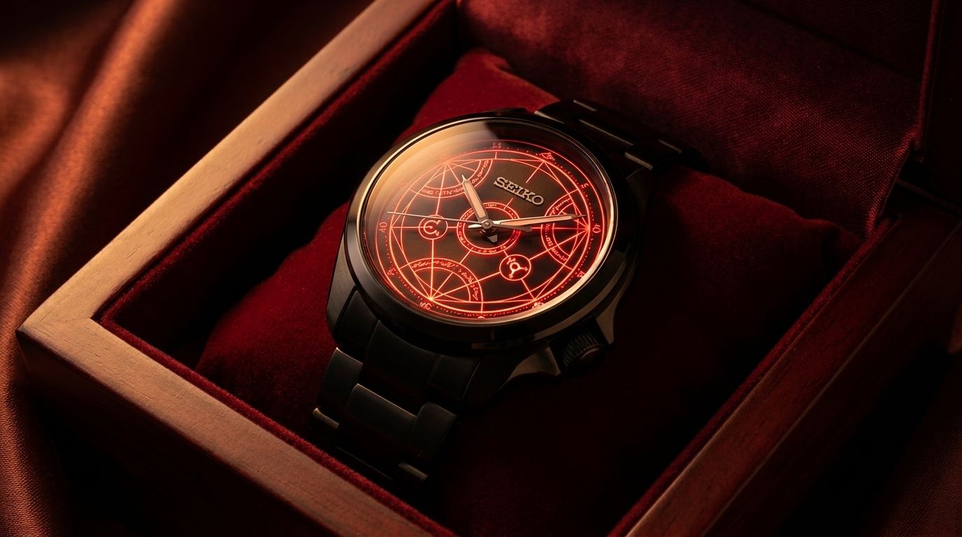 Seiko Fullmetal Alchemist Watch Opens Reservations in Japan