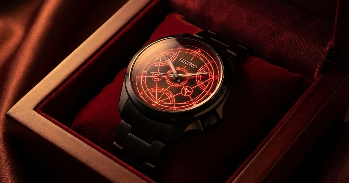 Seiko Fullmetal Alchemist watch reservations open for Edward Elric collector model.