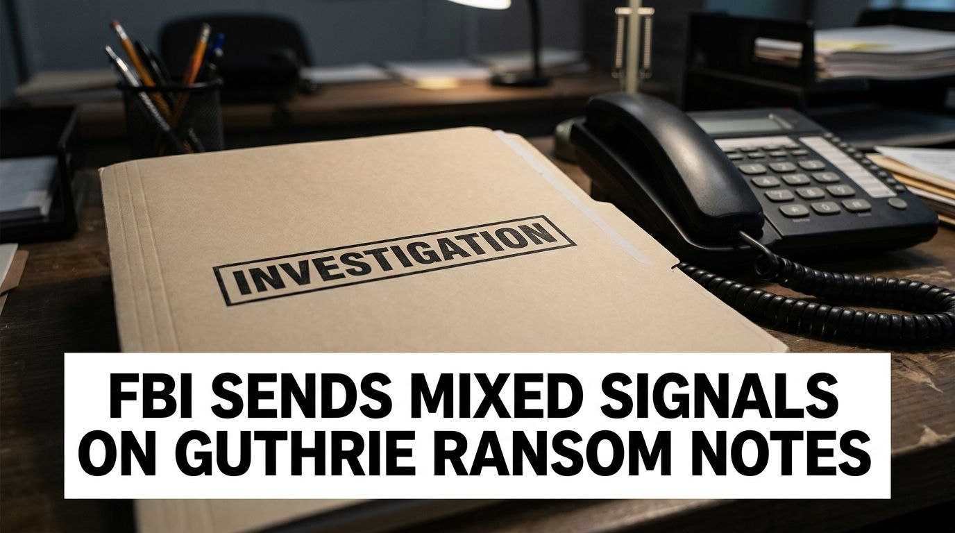 FBI Sends Mixed Signals on Nancy Guthrie Ransom Notes