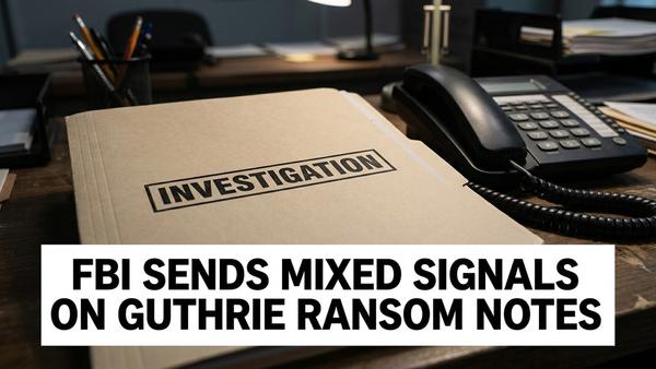 FBI Sends Mixed Signals on Nancy Guthrie Ransom Notes