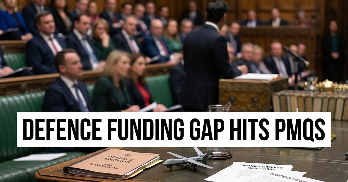 Badenoch accuses Starmer of leaving Burnham a defence spending gap after investment plan.