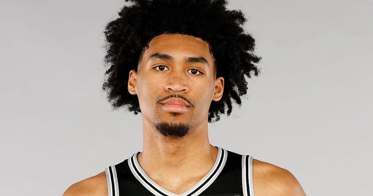 San Antonio Spurs rookie Dylan Harper scoring in NBA Finals 2026 Game 1 against New York Knicks