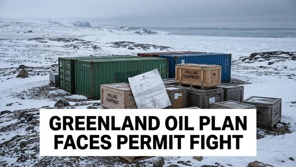 Trump-Linked Greenland Oil Push Faces Permit Dispute