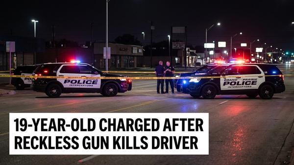19-Year-Old Charged With Manslaughter After Gun Fires in Back Seat in Grand Prairie