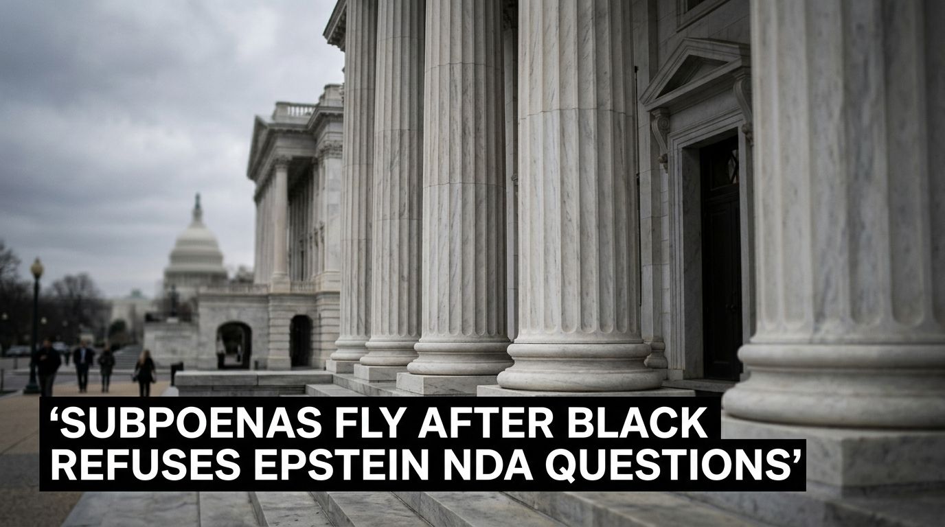 Billionaire Leon Black Walks Out of Epstein Hearing