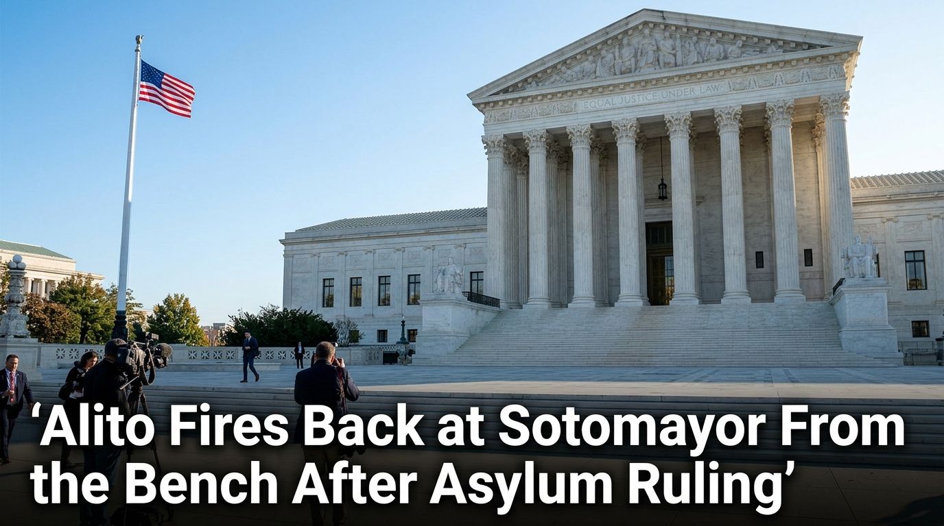 Alito Fires Back at Sotomayor From the Bench After Asylum Ruling