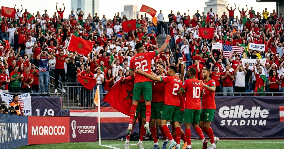 Morocco celebrates Ismael Saibari's 71-second opener, the fastest goal of the 2026 World Cup, in a 1-0 win over Scotland at Gillette Stadium.