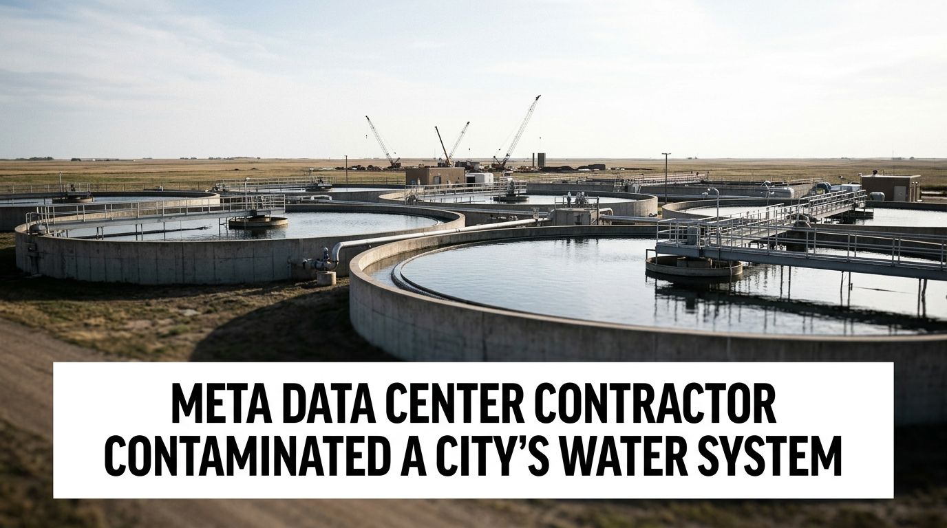 Cheyenne Names Meta Contractor Behind Water System Contamination