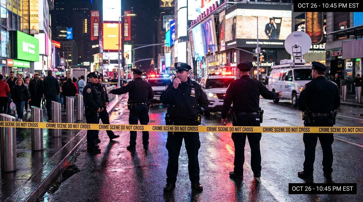 NYPD releases surveillance images of two suspects in the Times Square shooting that injured a 17-year-old during Knicks championship celebrations on June 14 2026.