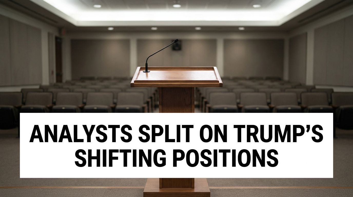 Trump's Shifting Positions Divide Analysts Between Strategy and Risk