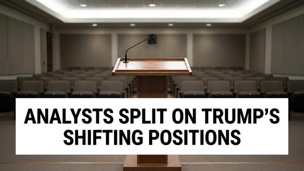 Trump's Shifting Positions Divide Analysts Between Strategy and Risk