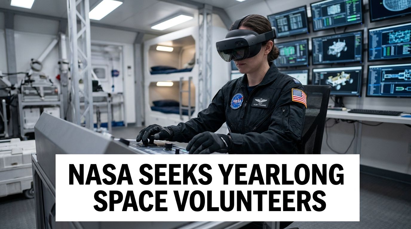 NASA Opens Yearlong Moon and Mars Simulation