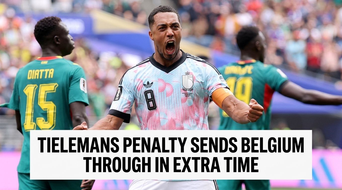 Belgium 3-2 Senegal: Tielemans Penalty Wins It in Extra Time