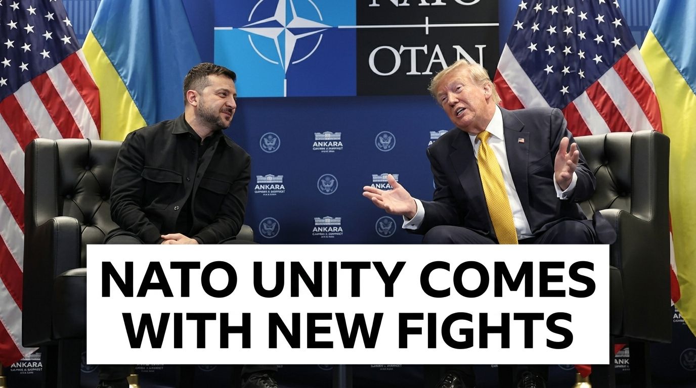 Trump Leaves NATO With Unity and Unfinished Fights