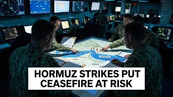 U.S. Strikes Iran After Hormuz Ship Attacks