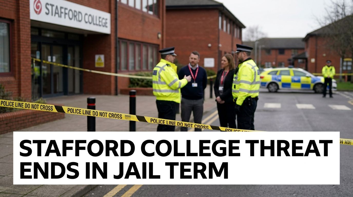 Jagger Strang Jailed Over Stafford College Threat