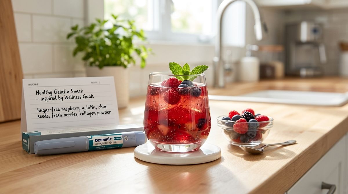 A viral gelatin drink trend is being called "natural Ozempic" on social media, but a dietitian says the comparison to prescription medication is a massive exaggeration.