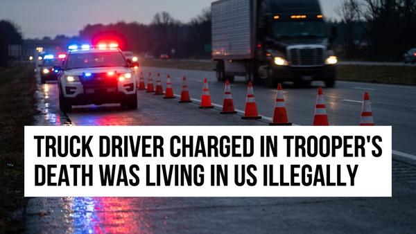 Truck Driver Charged in Trooper's Death Was Living in US Illegally