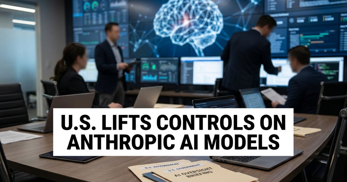 Anthropic restores Fable access after U.S. lifts export controls on Fable 5 and Mythos 5 AI models.