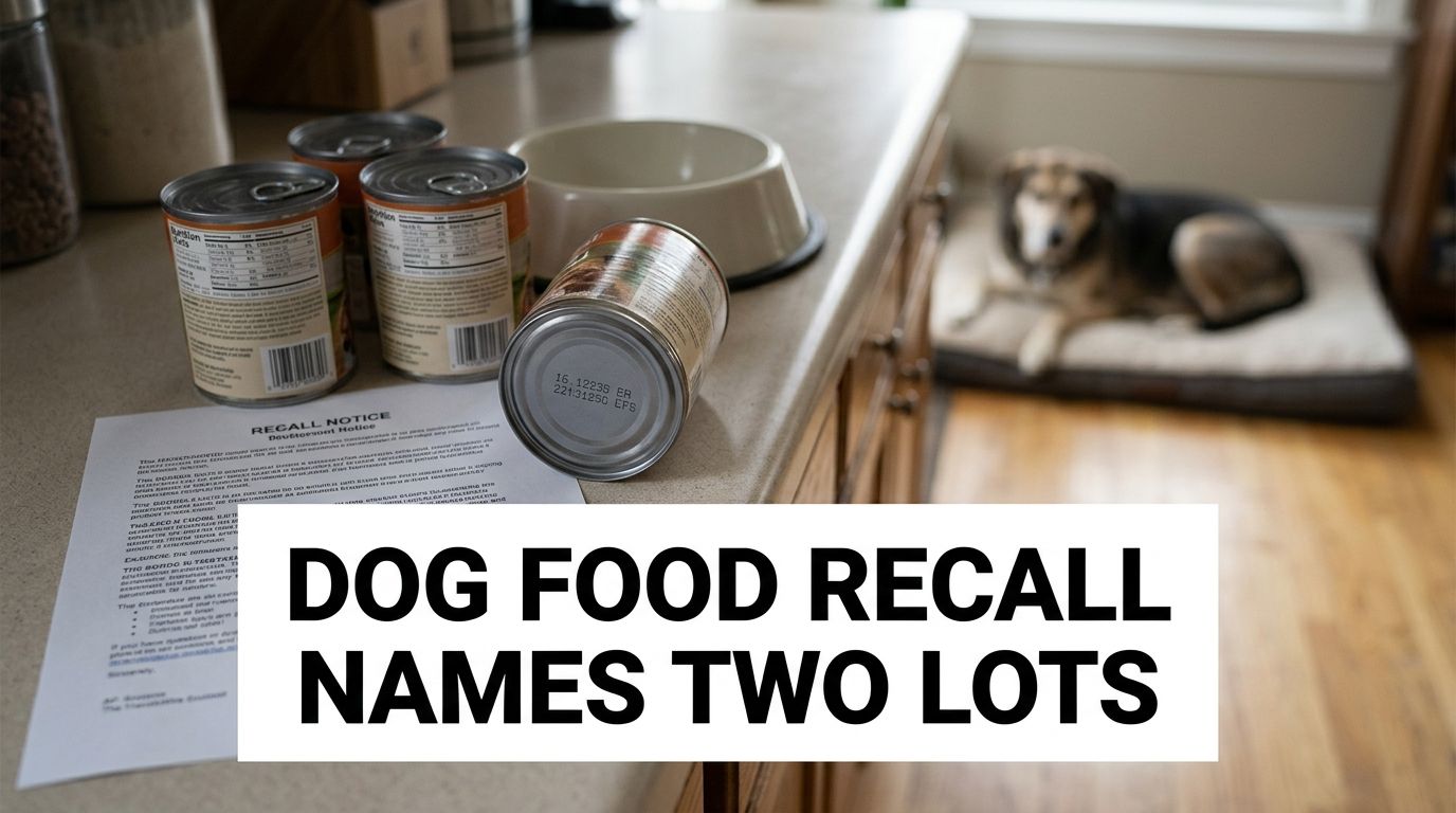 Pedigree Dog Food Recall Names Two Wet Food Lots