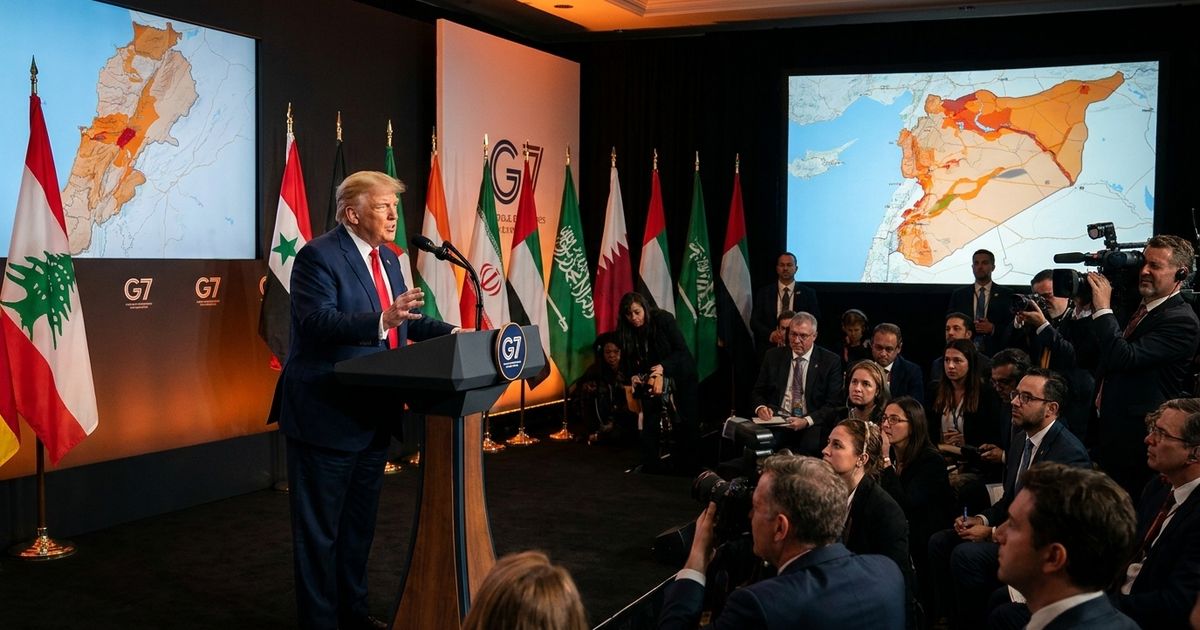 Trump Iran deal enters second stage after G7 remarks on nuclear terms and Hormuz shipping.