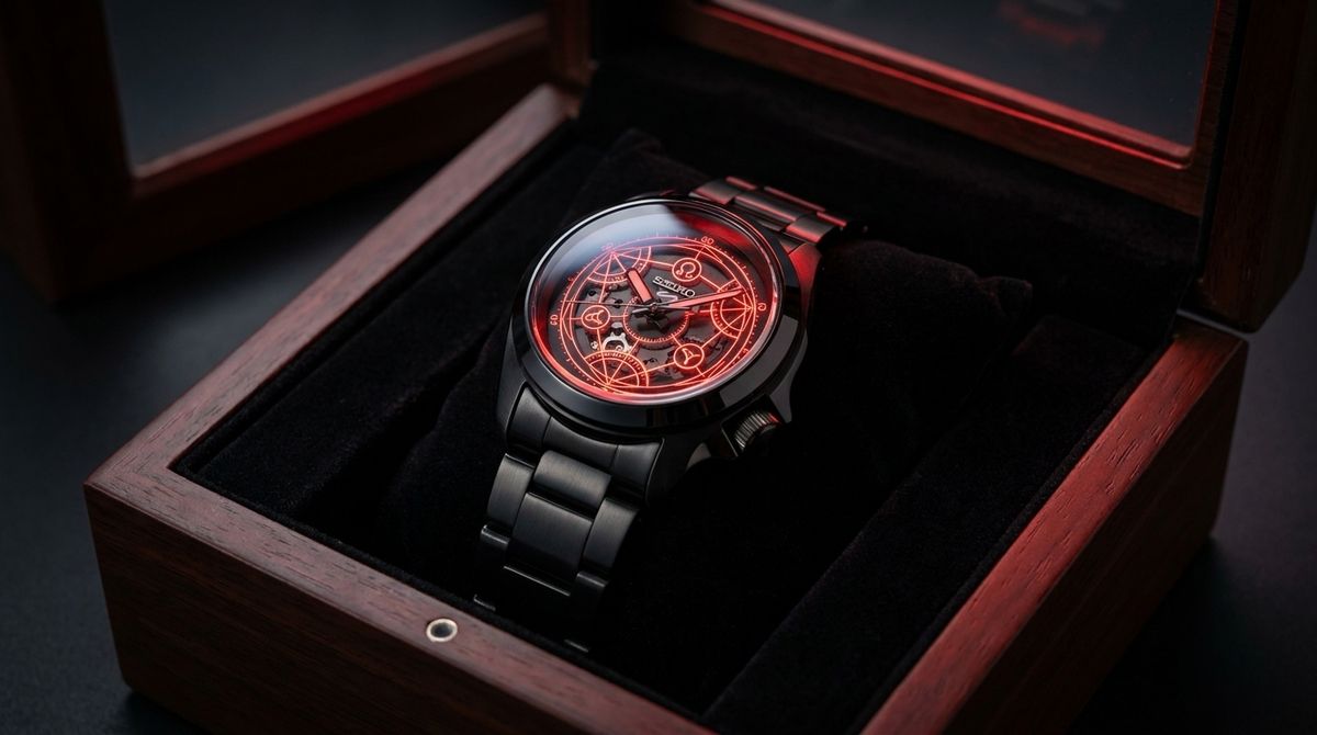 Seiko Fullmetal Alchemist watch reservations open for Edward Elric collector model.