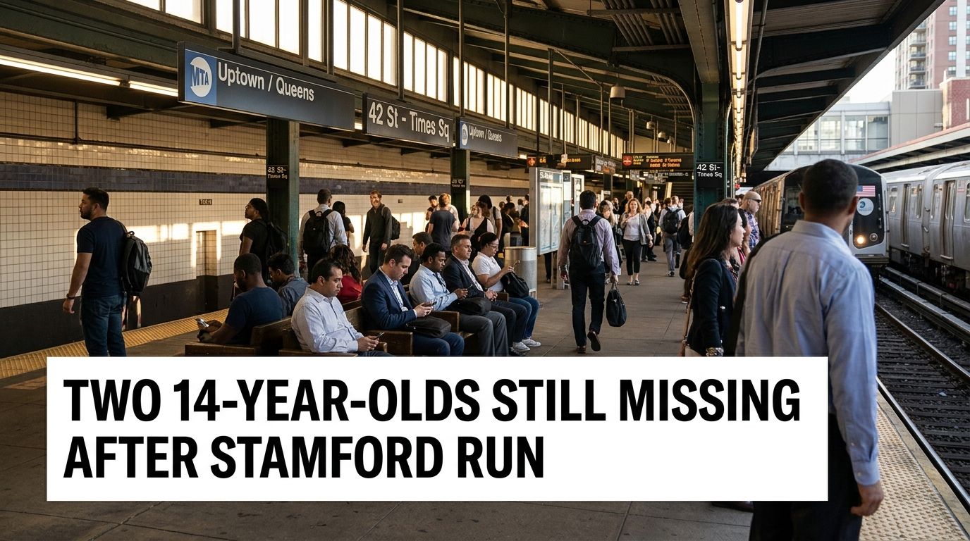 Two NJ Teens Still Missing After Evading MTA Police at Stamford Station