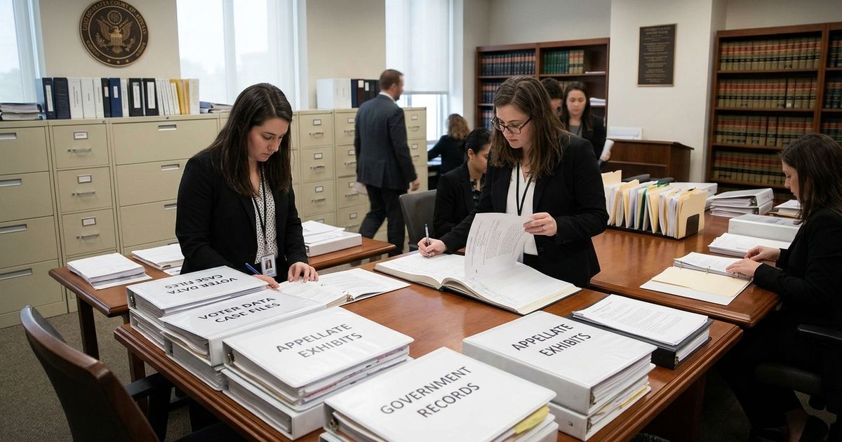 The Sixth Circuit Court of Appeals ruled 2-1 that Michigan does not have to hand over unredacted voter registration data to the DOJ — the first appellate ruling in the Trump administration's 30-state voter data campaign.
